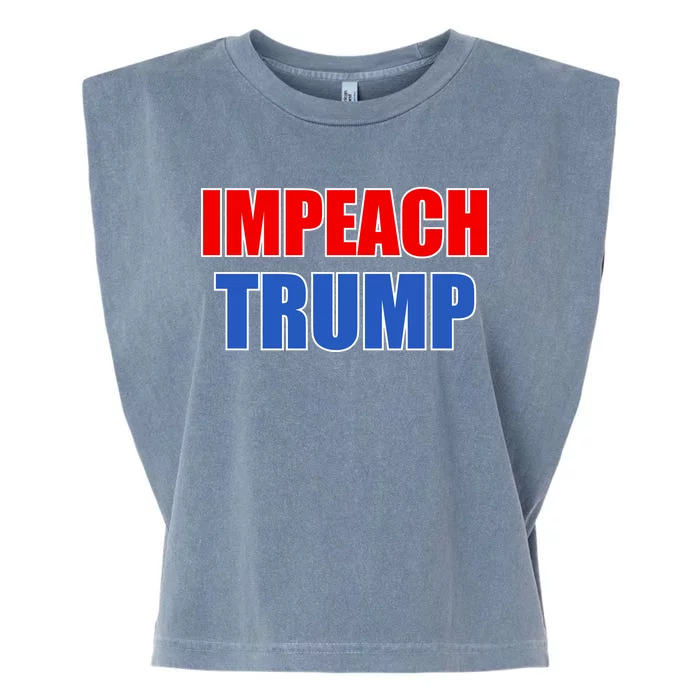 Impeach President Donald Trump Anti-Trump Garment-Dyed Women's Muscle Tee