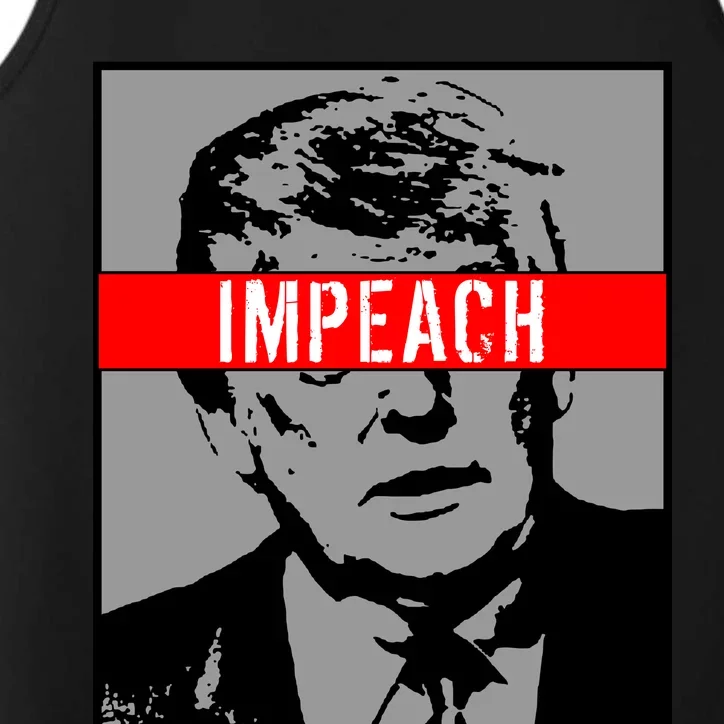 Impeach President Donald Trump Anti Trump Resist Performance Tank