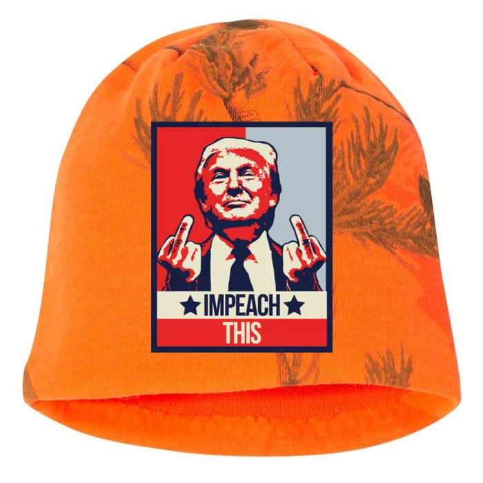 Impeach This Pro Donald Trump Supporter Kati - Camo Knit Beanie