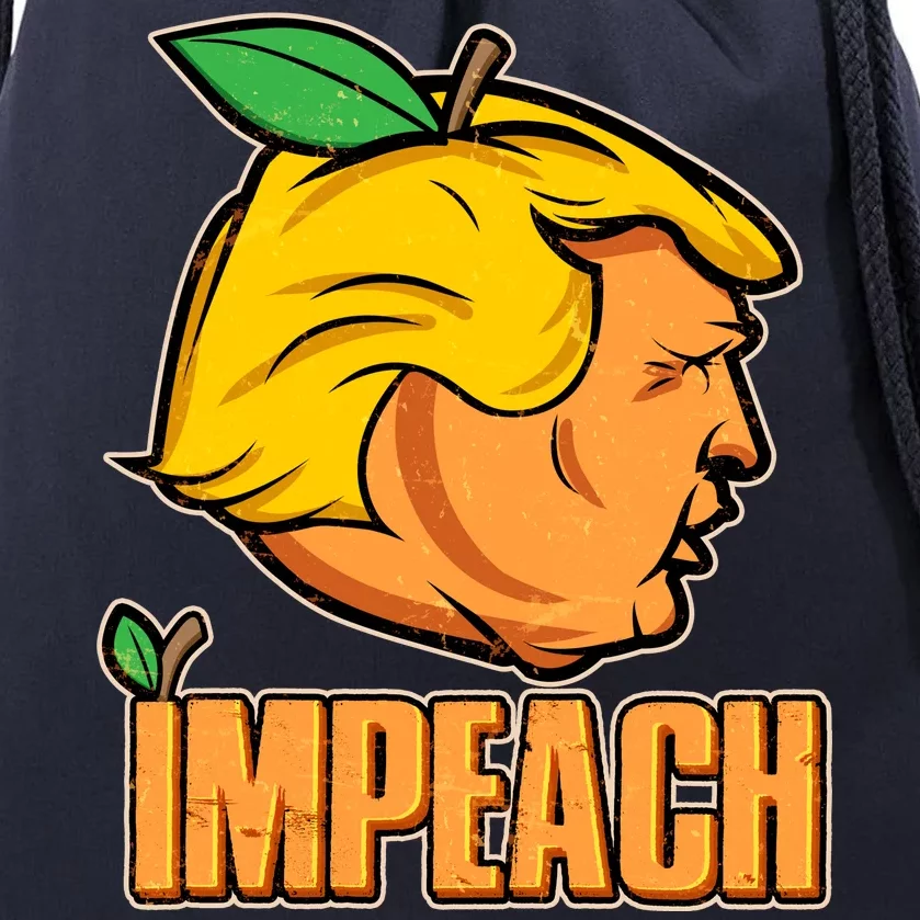 Impeach Trump Anti Trump Impeachment Drawstring Bag