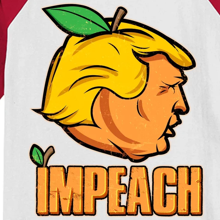 Impeach Trump Anti Trump Impeachment Kids Colorblock Raglan Jersey