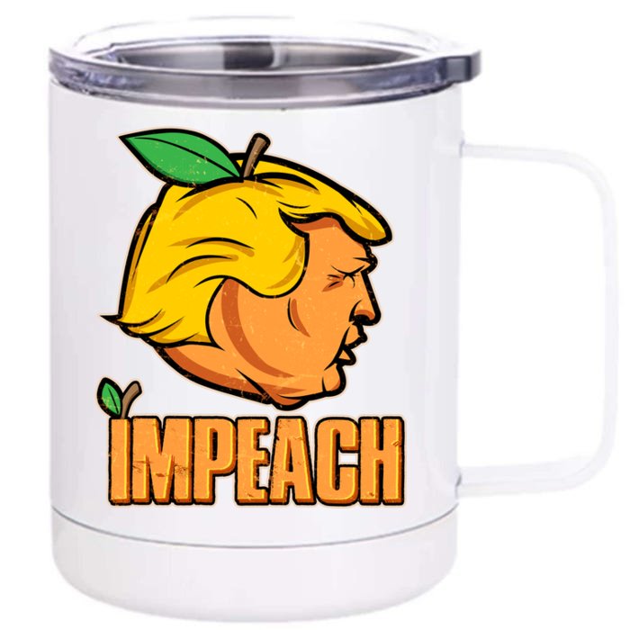 Impeach Trump Anti Trump Impeachment Front & Back 12oz Stainless Steel Tumbler Cup