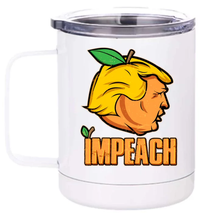 Impeach Trump Anti Trump Impeachment Front & Back 12oz Stainless Steel Tumbler Cup