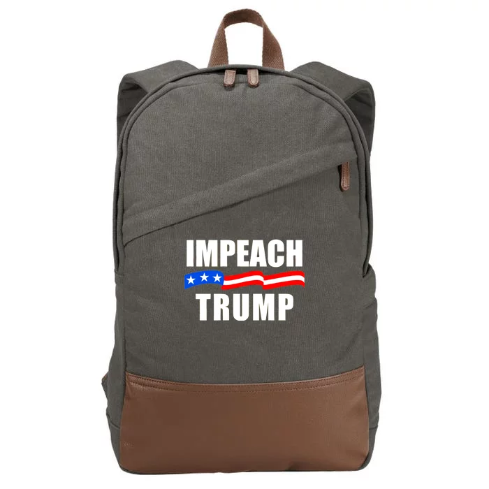 Impeach Trump Resist Anti Trump Cotton Canvas Backpack