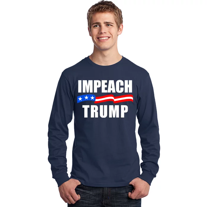 Impeach Trump Resist Anti Trump Long Sleeve Shirt