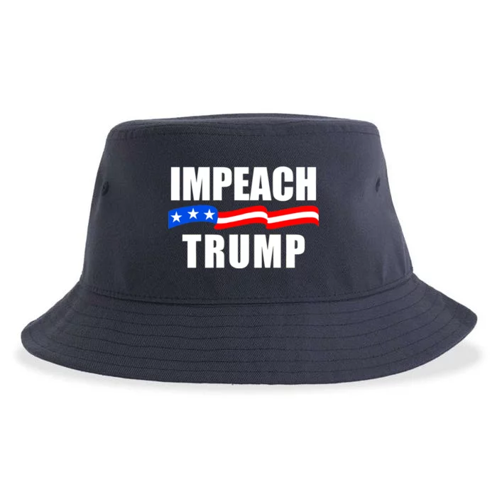 Impeach Trump Resist Anti Trump Sustainable Bucket Hat