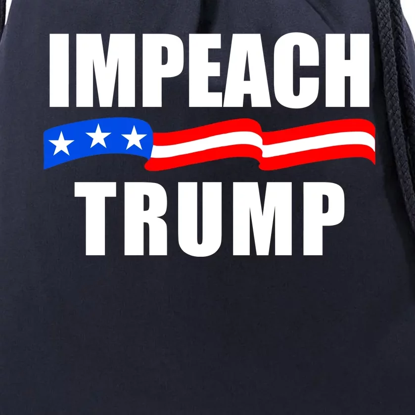 Impeach Trump Resist Anti Trump Drawstring Bag