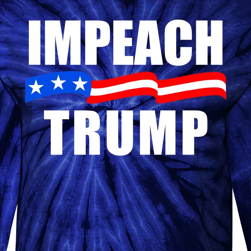 Impeach Trump Resist Anti Trump Tie-Dye Long Sleeve Shirt