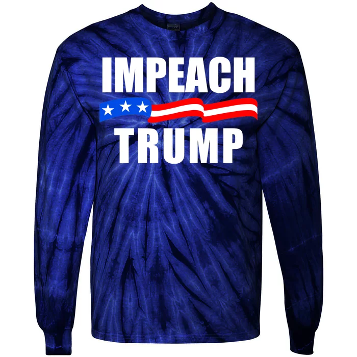 Impeach Trump Resist Anti Trump Tie-Dye Long Sleeve Shirt