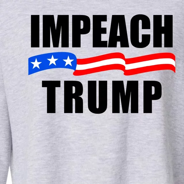 Impeach Trump Resist Anti Trump Cropped Pullover Crew