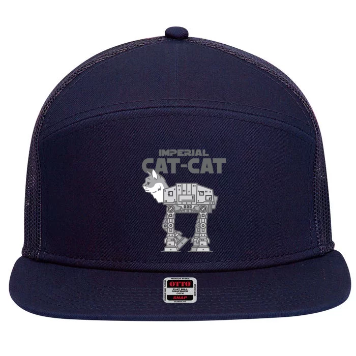 Imperial Cat 7 Panel Mesh Trucker Snapback Hat