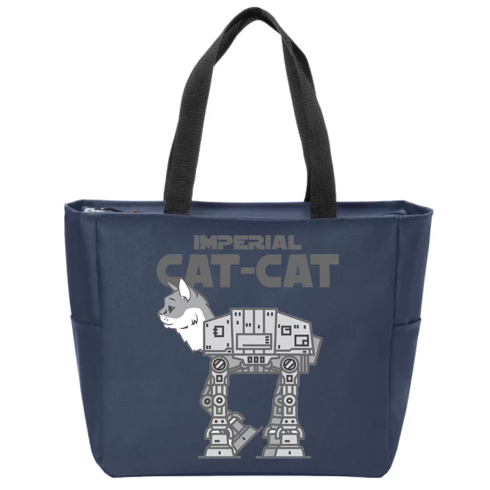 Imperial Cat Zip Tote Bag