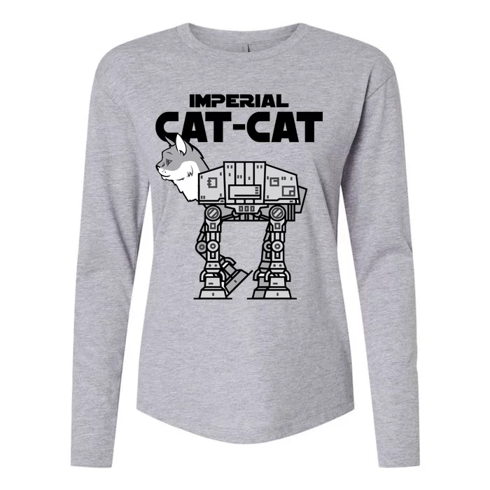 Imperial Cat Womens Cotton Relaxed Long Sleeve T-Shirt