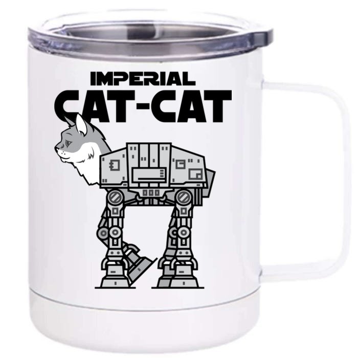 Imperial Cat Front & Back 12oz Stainless Steel Tumbler Cup