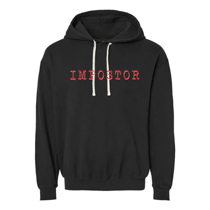 Impostor Game Meme Garment-Dyed Fleece Hoodie