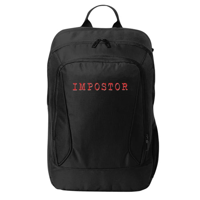 Impostor Game Meme City Backpack