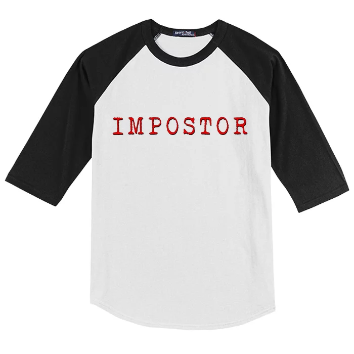 Impostor Game Meme Kids Colorblock Raglan Jersey