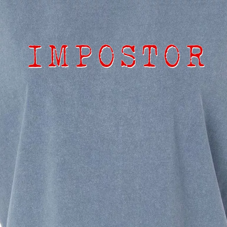 Impostor Game Meme Garment-Dyed Women's Muscle Tee