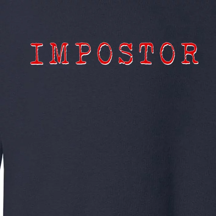 Impostor Game Meme Toddler Sweatshirt