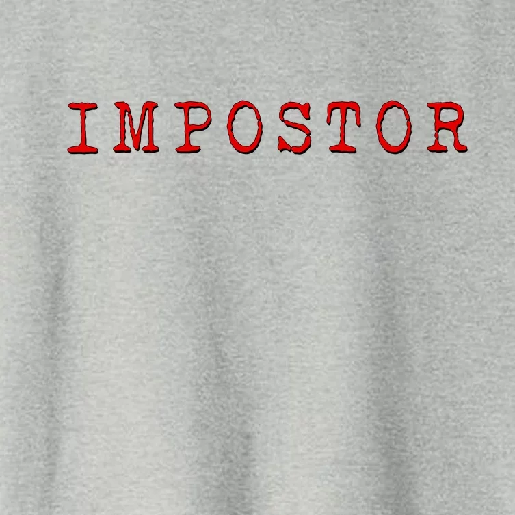 Impostor Game Meme Women's Crop Top Tee