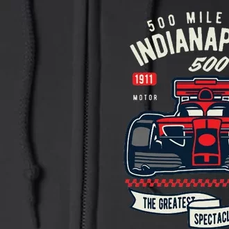 Indianapolis Mile Race Full Zip Hoodie