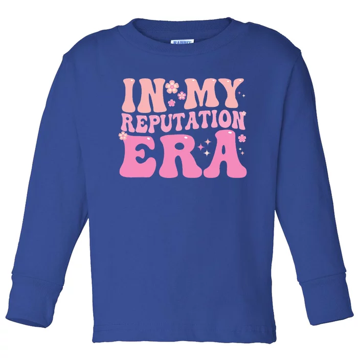 In My Reputation Era Groovy Toddler Long Sleeve Shirt