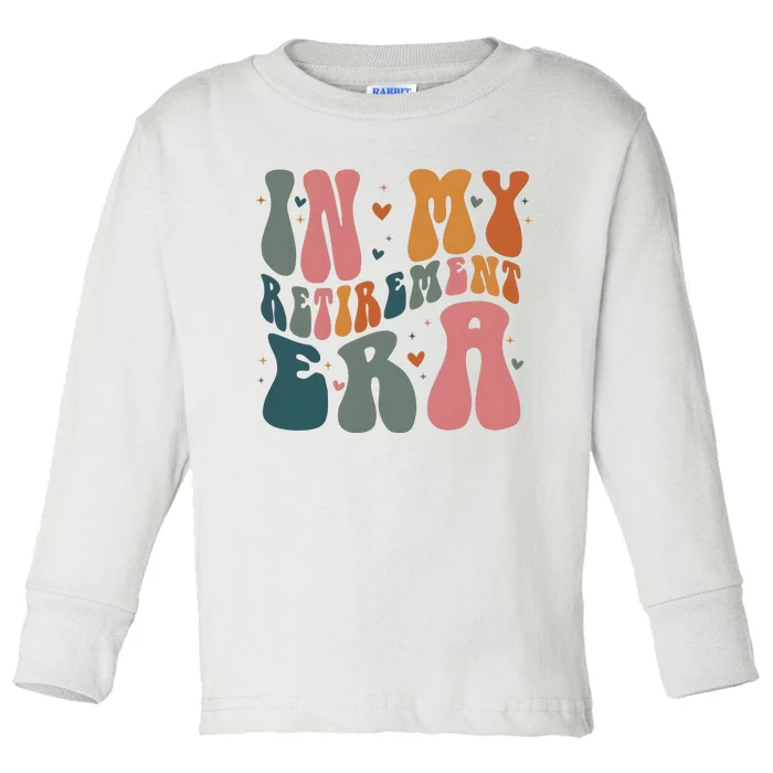 In My Retirement Era Toddler Long Sleeve Shirt