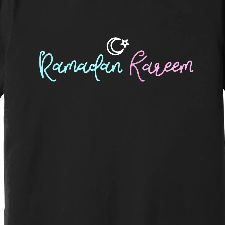 Islamic Muslim Ramadan Kareen Gift Ramadan Mubarak Premium T-Shirt