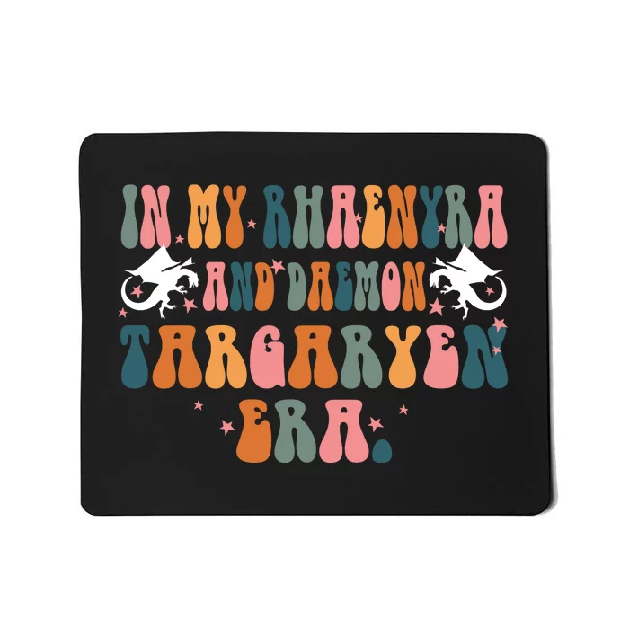 In My Rhaenyra And Daemon Targaryen Erateam Black Dragon Mousepad