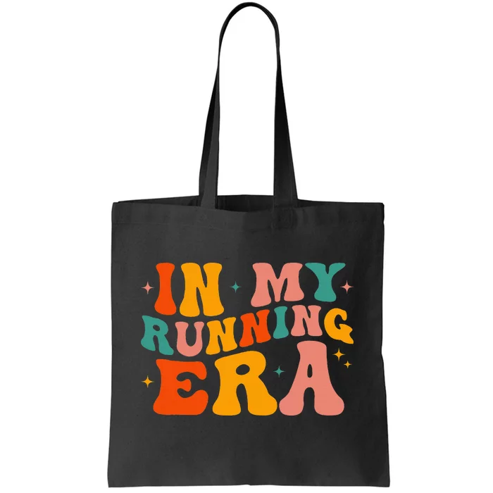 In My Running Era Runner Marathon Jogging Fitness Sport Cute Tote Bag