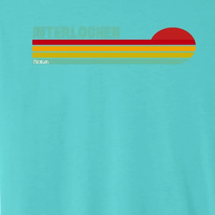 Interlochen Michigan Retro ChromaSoft Performance T-Shirt