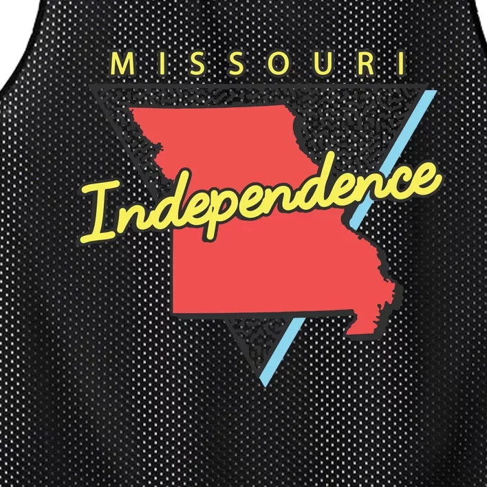 Independence Missouri Retro Triangle Mo City Mesh Reversible Basketball Jersey Tank