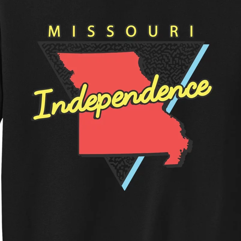 Independence Missouri Retro Triangle Mo City Tall Sweatshirt