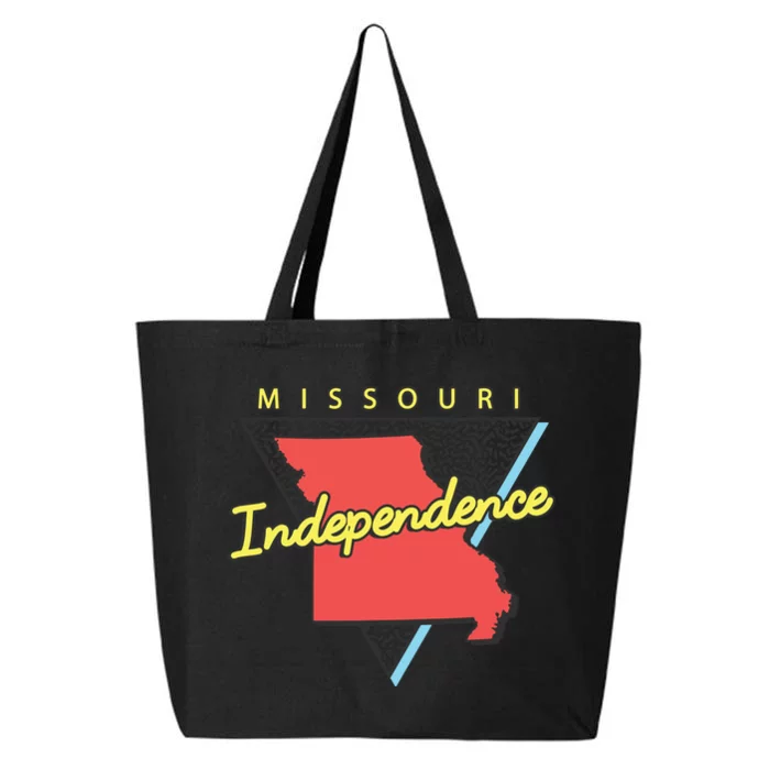 Independence Missouri Retro Triangle Mo City 25L Jumbo Tote