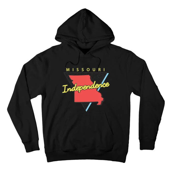 Independence Missouri Retro Triangle Mo City Tall Hoodie