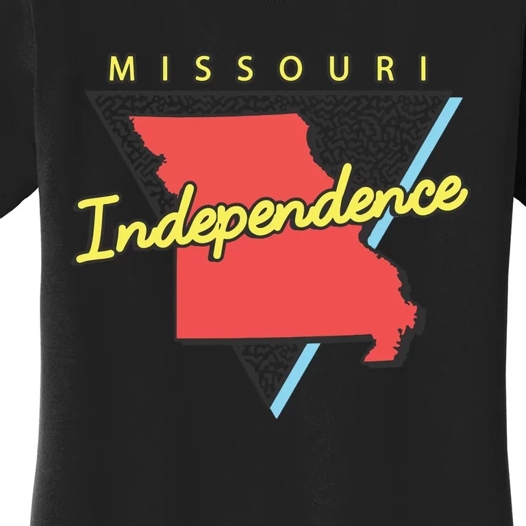 Independence Missouri Retro Triangle Mo City Women's T-Shirt