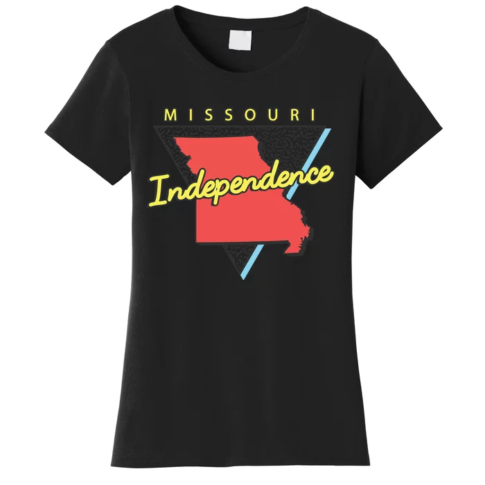 Independence Missouri Retro Triangle Mo City Women's T-Shirt