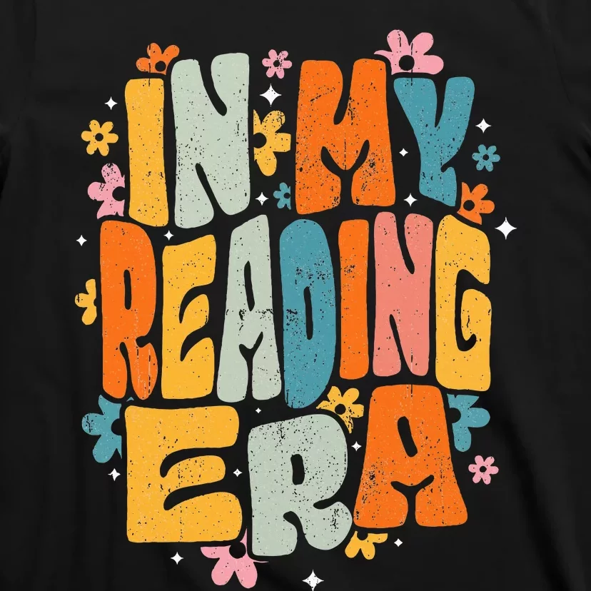 In My Reading Era Groovy Reader Librarian Teacher Book Lover T-Shirt