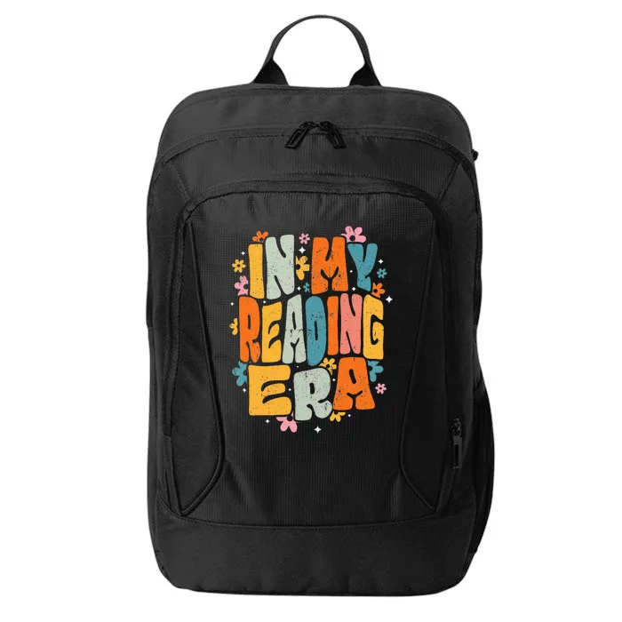 In My Reading Era Groovy Reader Librarian Teacher Book Lover City Backpack