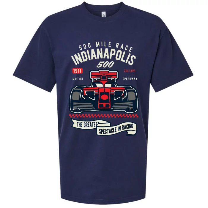 Indianapolis Mile Race Sueded Cloud Jersey T-Shirt