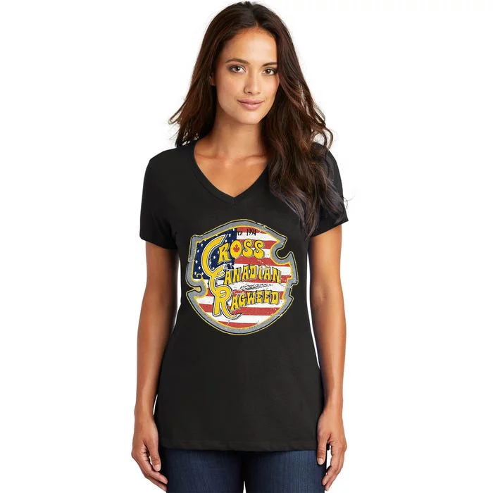 I Miss Ragweed Cross Canadian Ragweed Women's V-Neck T-Shirt