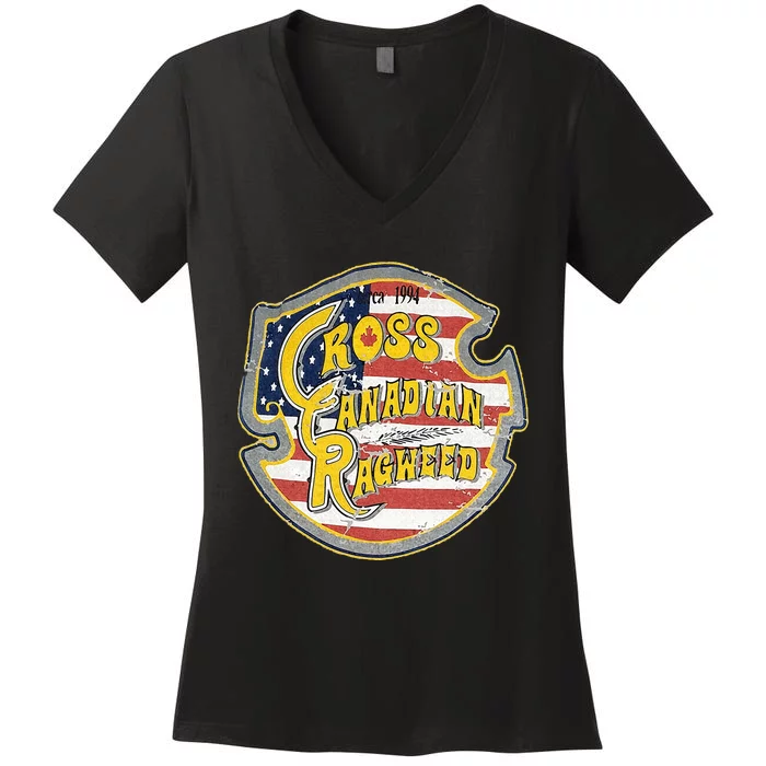 I Miss Ragweed Cross Canadian Ragweed Women's V-Neck T-Shirt