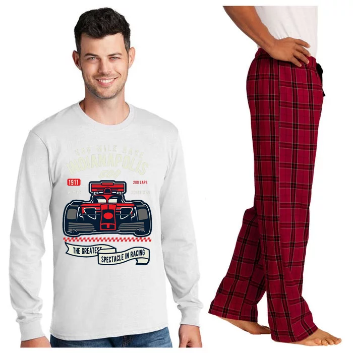 Indianapolis Mile Race Long Sleeve Pajama Set