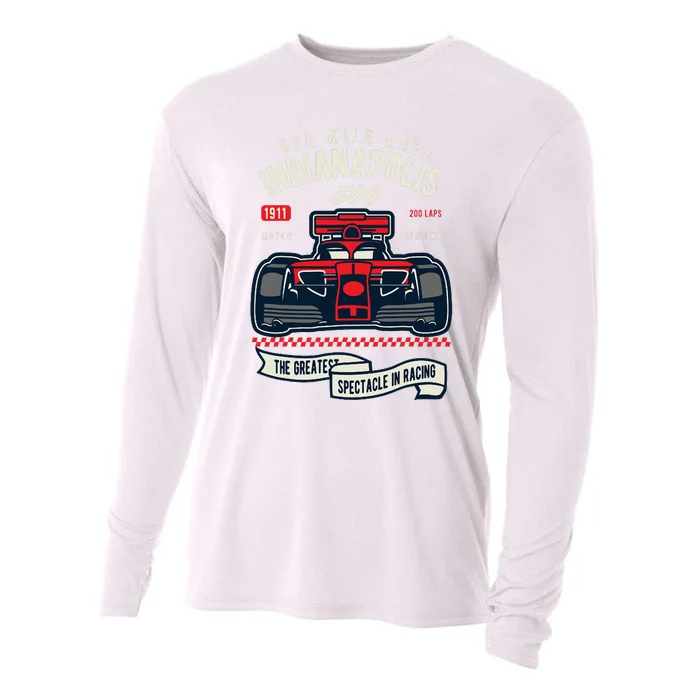 Indianapolis Mile Race Cooling Performance Long Sleeve Crew