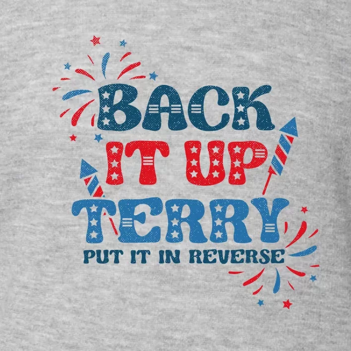 Indianapolis Mile Raceback It Up Terry Put It In Reverse Toddler Sweatshirt