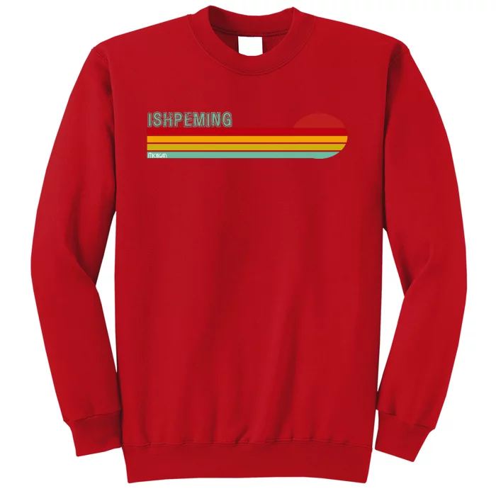 Ishpeming Michigan Retro Sweatshirt