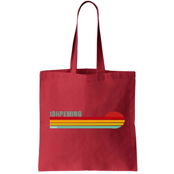 Ishpeming Michigan Retro Tote Bag