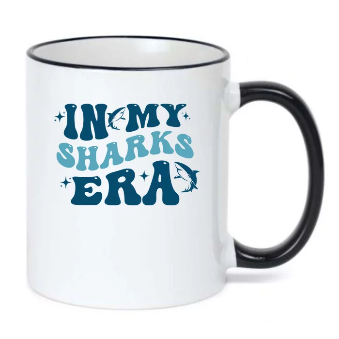 In My Sharks Era Groovy Black Color Changing Mug