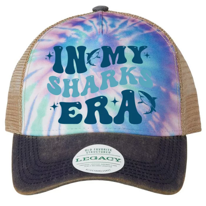 In My Sharks Era Groovy Legacy Tie Dye Trucker Hat