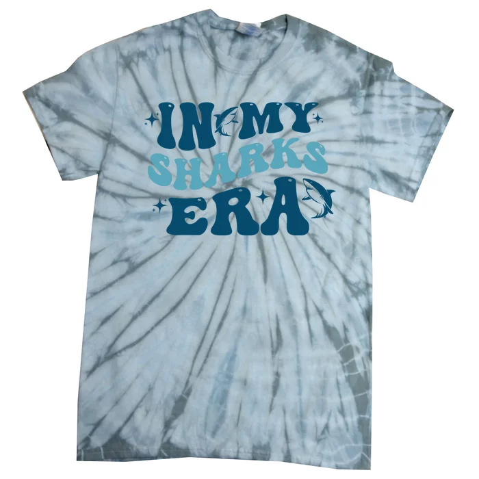 In My Sharks Era Groovy Tie-Dye T-Shirt